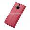 2015 New Products Wallet Real Leather Flip Stand Mobile Phone Case Cover for HTC One M9