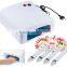 36W hot selling new uv led lamp nail with three type timer