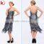 Sexy backless off shoulder design elegant heavy sequins Elegant cocktail dress for party