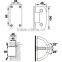 S01 shower door hinge