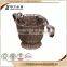 hot sale high quality stand Accept OEM rustic hinging unique aluminum handles wicker basket no handles