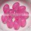 Cheapest plastic acrylic jelly Colored Faceted Oval Beads For Bracelet & Necklace Making