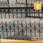 Steel metal picket fence