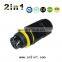 PG11 2Pin Waterproof Connector IP68 30A Nylon Screw Electric Cable Wire Butt Type