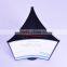 3 sides rotating beverage list/sign holder- 1/3 A4 black