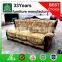 A20 classical italy furniture living room wooden fabric sofa