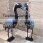Plastic decorative garden heron and hunting decoy