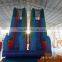 2016 new design high inflatable water slide double lane wet slide