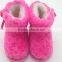 winter cute leopard grain boots indoor baby shoes