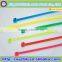Easy Fastening Black And White PA 66 Cable Ties/Disposable Nylon Cable Ties/Wire Cable Ties