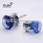 Outdoor Furniture Handle Chrome Crystal Glass Door Knob