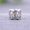 T154 Globalwin Antique 925 Sterling Silver Bali Bead Engagement Wedding Custom Made Wholesale Charms Bead