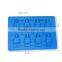 Newest Design!!! BPA Free Various Colors Silicone Minifigure Robot Ice Cube Tray