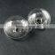 24mm transparent half ball mushroom shape glass dome cabochon with 3mm hole bottle 3070062