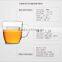 christmas sales high borosilicate glass beer mugs for 120ml