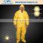 Yellow SMS fabric disposable mechanic's coverall