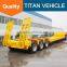 Titan heavy duty utility tri axle step deck trailer / low loader trailer / drop deck truck trailer