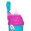 Popular Pop up cover water bottles with straw for kids