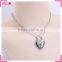 Heart shape necklace broken to 2 pieces, for mother necklace cheap price
