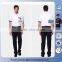 2016 Quality short sleeves shirt mens white security uniform wear