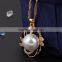 Hot sale pearl necklace with earring 3pcs Fashion Gold Jewelry Set for wedding