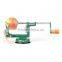 stainless steel manual apple peeler with wooden handle