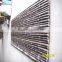 WY-220 Garden Supplies Inside Wired Black Bamboo Fence