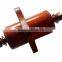 Metal tail wheel holder assembly for walking tractor