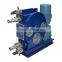 Adjustable flow rate industrial rubber squeeze pump with sprocket chain transmission