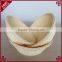 Multi-functional housewares round shape white plastic rattan bread basket