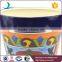 YSfp0007-02 Hand print ceramic standing flower pot rack for garden