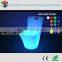 Heavy PE plastic waterproof remote control LED bar chair/LED furniture sofa furniture LTT-CT05A
