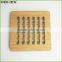 Bamboo Hot Pot Trivet Dining Table Mat Homex BSCI/Factory