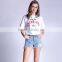 2017 New Fashion Jeans Girls Sexy Patch Holes Denim Shorts For Women