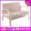 New wooden furniture set room sofa chair,colorful wooden toy chair wholesale,modern design living room wood sofa chairs W08F037
