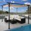 3x3m Durable Pavillon Garden Metal Pergola