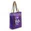 ECO Friendly Women Pop Nylon Shopping Tote Bag With Handle Stich To Bottom