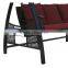 Oversize Garden Swing Seat Cushions Wicker And Steel Free Standing Swing Chairs