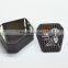 Irregular hexagon shaped tin box