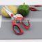 Stainless Steel Comfortable Red Handle Kitchen Shears