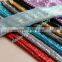 2017 Fashion Coloured Aluminum Sequin Mesh Fabric