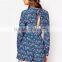 2015 fashionable hot sale OEM customized Jackie Romper in Fan Print
