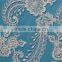 2017 New style african lace dress fabric 5 yards with rhinestone