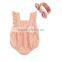 2017 Wholesale Baby Toddler Lace Romper 100%cotton Romper