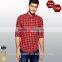 OEM Latest Design Fashion Check Slim Fit Mens Designer Shirts
