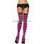 New Spring Summer Women's Opaque Striped Tights Stocking