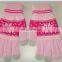 Fashional pretty elegant cheaper knit solid touch screen glove