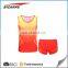 Customized running wear running singlet with shorts set