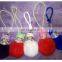 Best Seller Lovely bag charm pendant keychain real fur decoration car ornaments