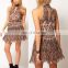 Lace Animal Border Print Dress india wholesale clothing casual dress